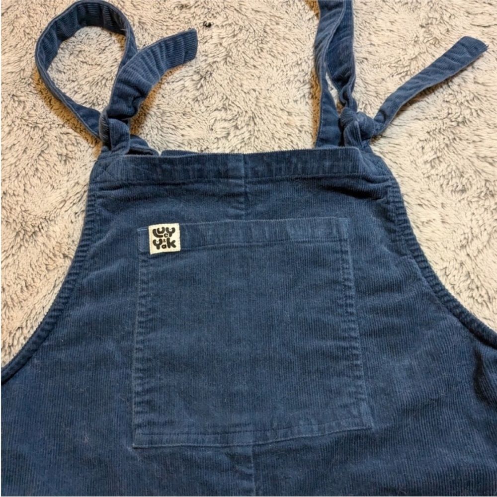 Lucy & Yak Overalls Corduroy Blue Dungaree Utility Size XS - Picture 4 of 10
